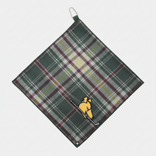 Angus and Grace x 7 Mile Beach Tartan towel