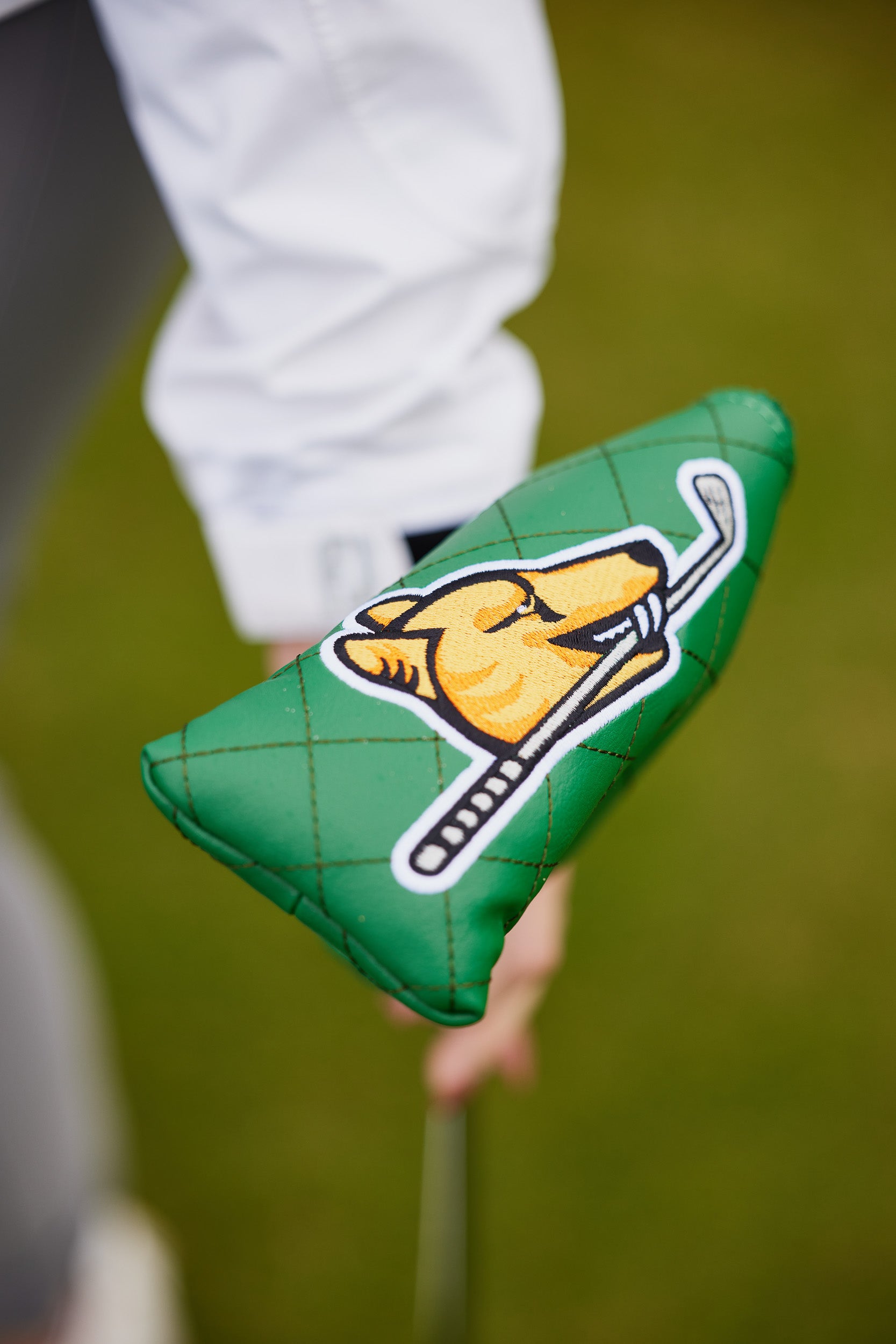 7 Mile Beach Green Diamond Stitched Blade Headcover