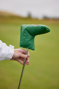 7 Mile Beach Green Diamond Stitched Blade Headcover