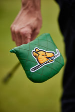 Load image into Gallery viewer, 7 Mile Beach Green Diamond Stitched Mallet Headcover
