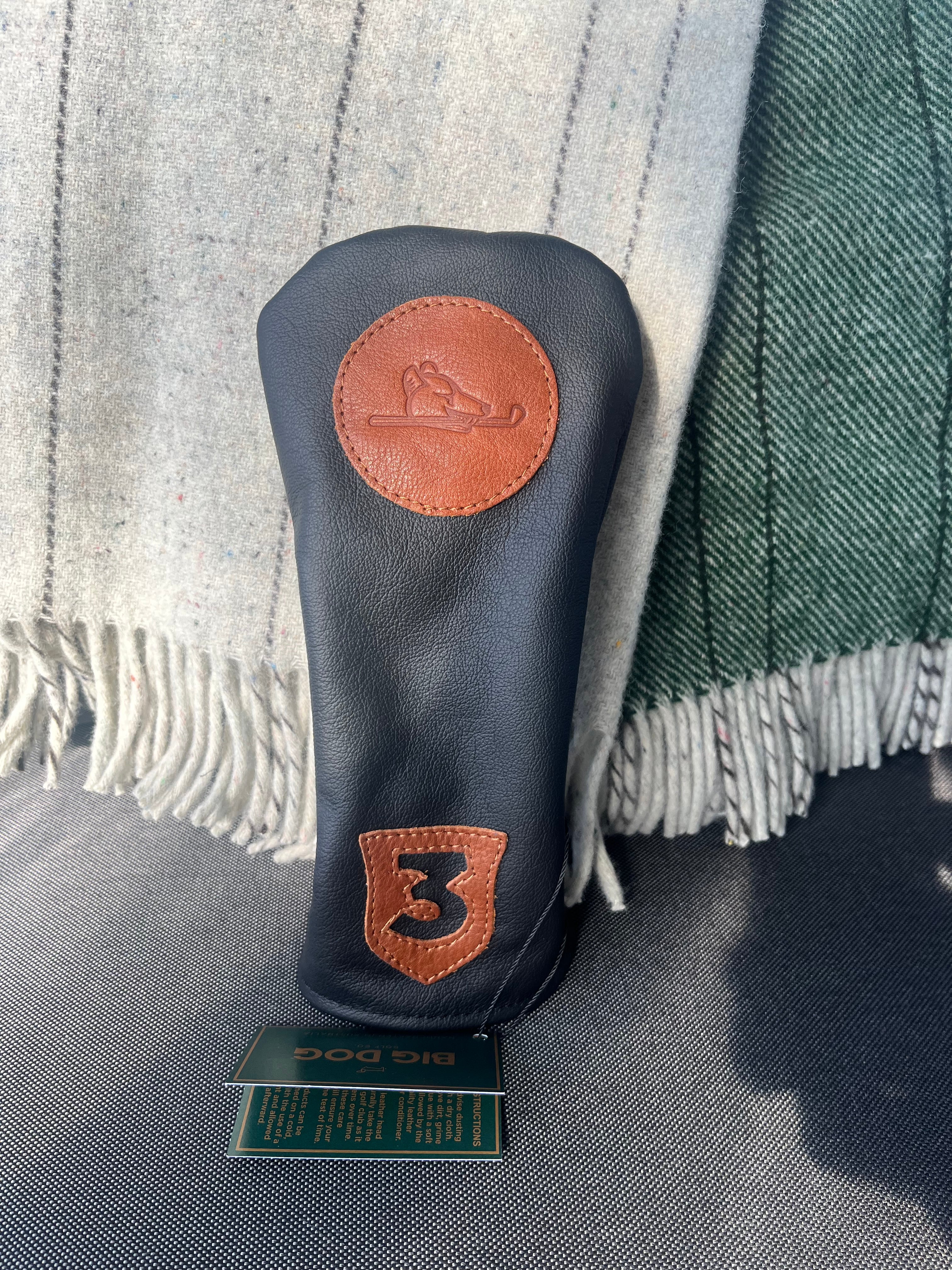 Big dog leather fairway and hybrid covers