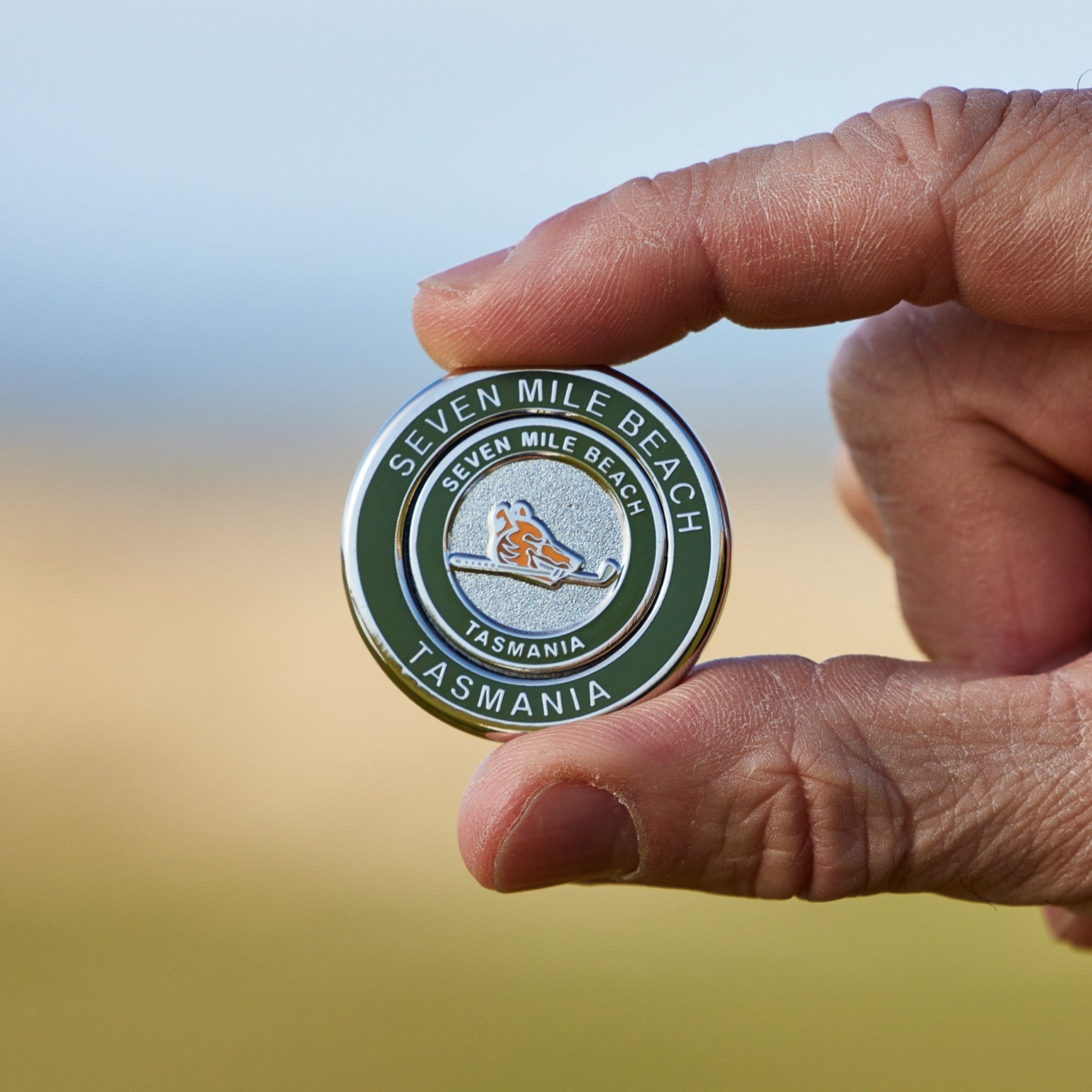 7 Mile Beach Pocket Coin ball marker - Green or Black